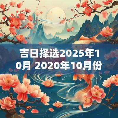 吉日择选2025年10月 2025年10月份择吉老黄历