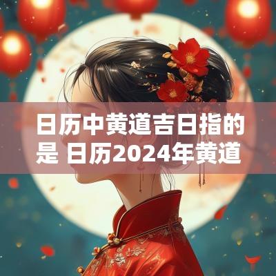 日历中黄道吉日指的是 日历2025年黄道吉日表