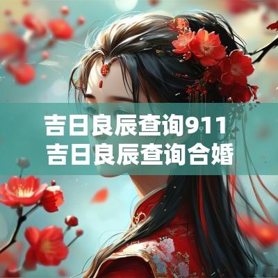 吉日良辰查询911 吉日良辰查询合婚