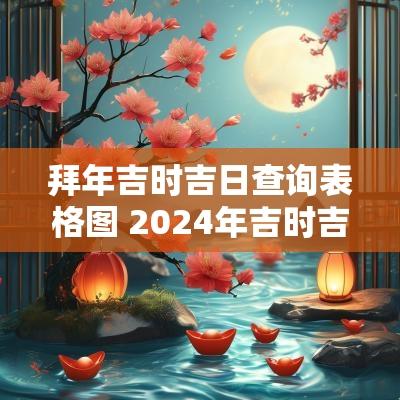 拜年吉时吉日查询表格图 2025年吉时吉日查询老黄历