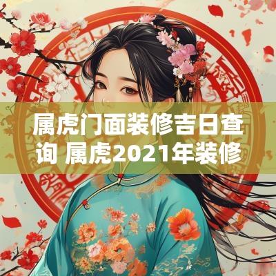 属虎门面装修吉日查询 属虎2025年装修吉日