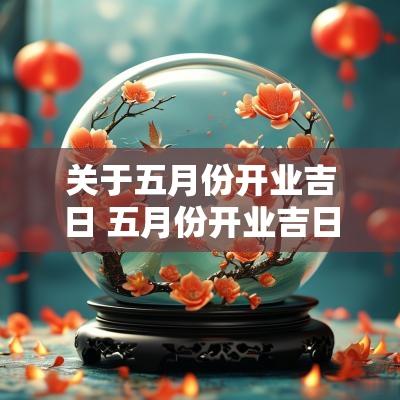 关于五月份开业吉日 五月份开业吉日黄道吉日