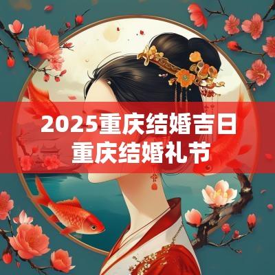 2025重庆结婚吉日 重庆结婚礼节