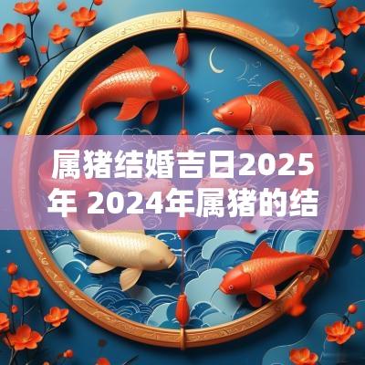 属猪结婚吉日2025年 2025年属猪的结婚黄道吉日