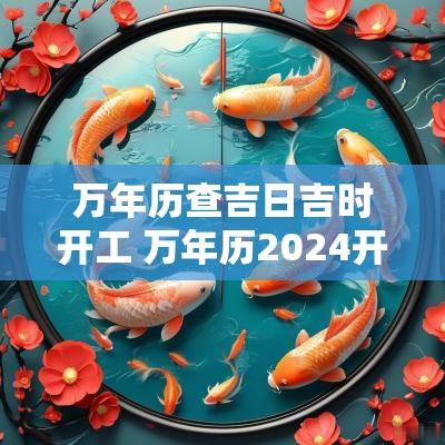 万年历查吉日吉时开工 万年历2025开工黄道吉日