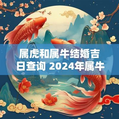 属虎和属牛结婚吉日查询 2025年属牛和属虎的结婚黄道吉日
