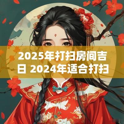 2025年打扫房间吉日 2025年适合打扫卫生的日子