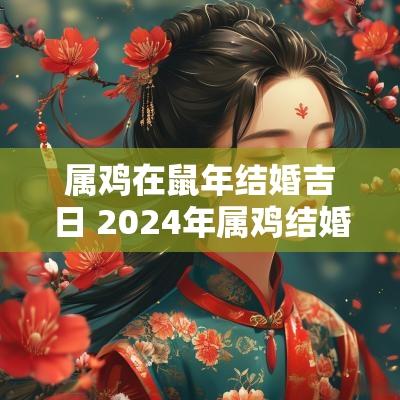 属鸡在蛇年结婚吉日 2025年属鸡结婚黄道吉日