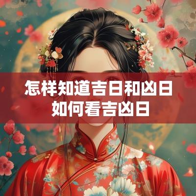 怎样知道吉日和凶日 如何看吉凶日