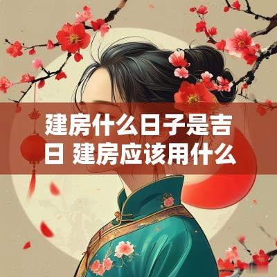 建房什么日子是吉日 建房应该用什么日子最好风水
