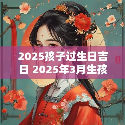 2025孩子过生日吉日 2025年3月生孩子吉日