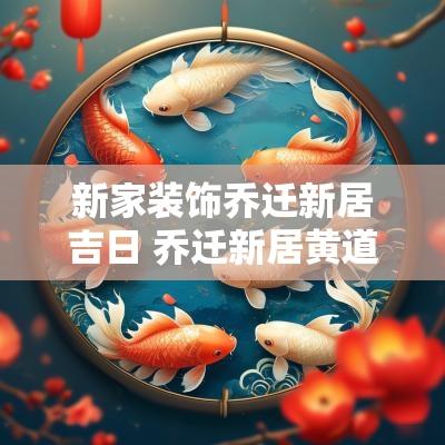 新家装饰乔迁新居吉日 乔迁新居黄道吉日2025