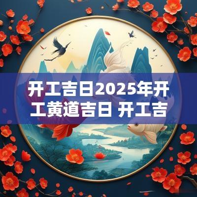 开工吉日2025年开工黄道吉日 开工吉日2025年开工