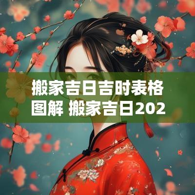 搬家吉日吉时表格图解 搬家吉日2025最佳搬家时间