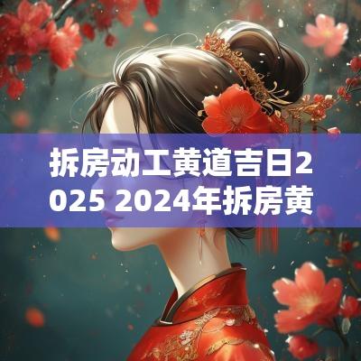 拆房动工黄道吉日2025 2025年拆房黄道吉日查询表