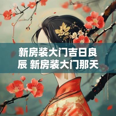 新房装大门吉日良辰 新房装大门那天好日子
