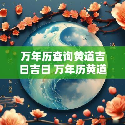 万年历查询黄道吉日吉日 万年历黄道吉日查询2025