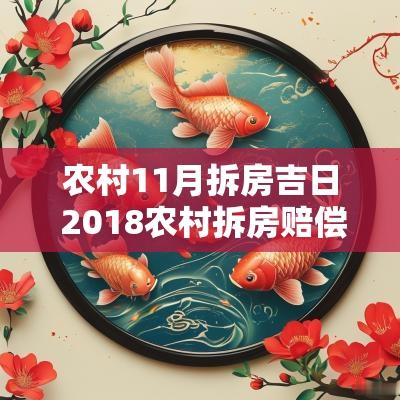 农村11月拆房吉日 2018农村拆房赔偿标准