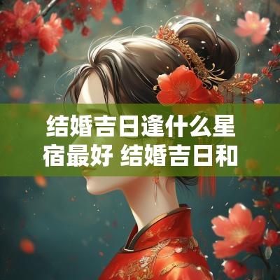 结婚吉日逢什么星宿最好 结婚吉日和出生月份