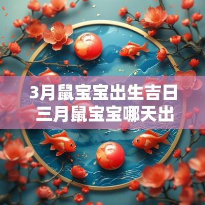 3月鼠宝宝出生吉日 三月鼠宝宝哪天出生好