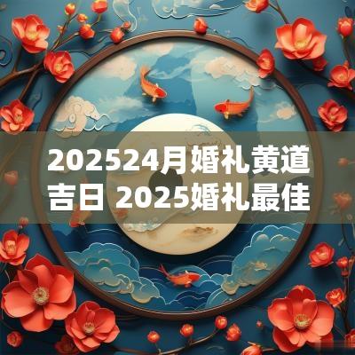 202524月婚礼黄道吉日 2025婚礼最佳黄道吉日一览表