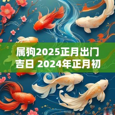 属狗2025正月出门吉日 2025年正月初一属龙可以出门吗