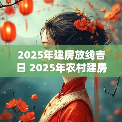2025年建房放线吉日 2025年农村建房大利方位