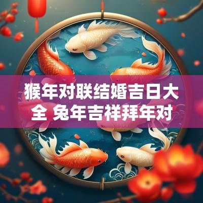 猴年对联结婚吉日大全 蛇年吉祥拜年对联大全