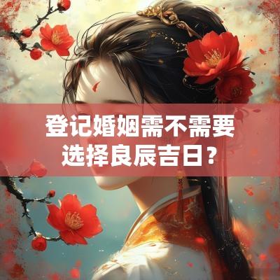 登记婚姻需不需要选择良辰吉日？