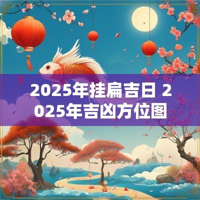 2025年挂扁吉日 2025年吉凶方位图