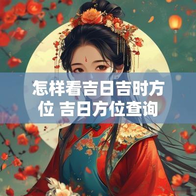 怎样看吉日吉时方位 吉日方位查询