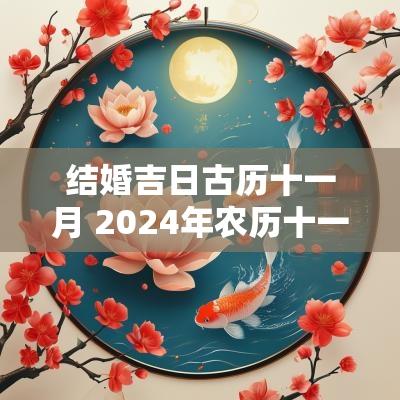 结婚吉日古历十一月 2025年农历十一月结婚的黄道吉日