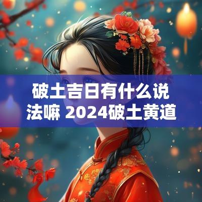 破土吉日有什么说法嘛 2025破土黄道吉日