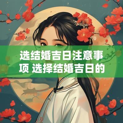 选结婚吉日注意事项 选择结婚吉日的大忌