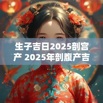 生子吉日2025剖宫产 2025年剖腹产吉日