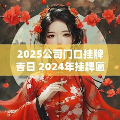 2025公司门口挂牌吉日 2025年挂牌匾黄道吉日