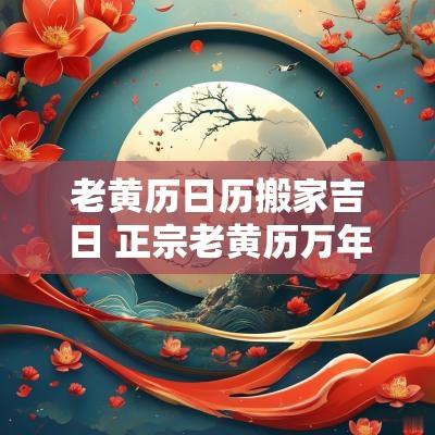 老黄历日历搬家吉日 正宗老黄历万年历日历搬家吉日