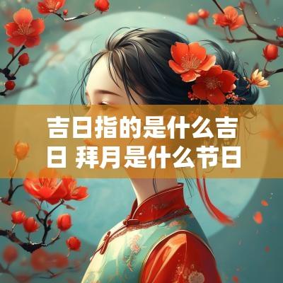 吉日指的是什么吉日 拜月是什么节日的风俗