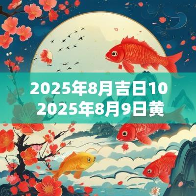 2025年8月吉日10 2025年8月9日黄道吉日