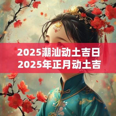 2025潮汕动土吉日 2025年正月动土吉日