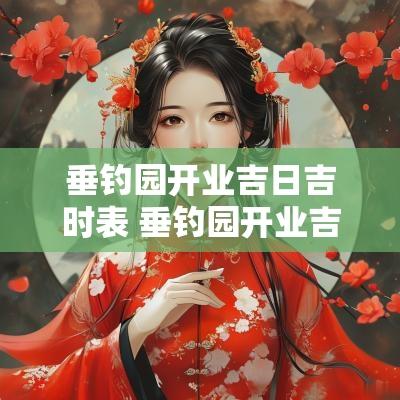 垂钓园开业吉日吉时表 垂钓园开业吉日吉时表最新