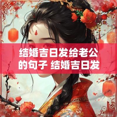 结婚吉日发给老公的句子 结婚吉日发给老公的句子图片