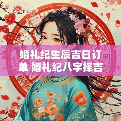 婚礼纪生辰吉日订单 婚礼纪八字择吉日