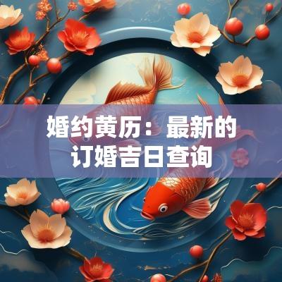 婚约黄历：最新的订婚吉日查询