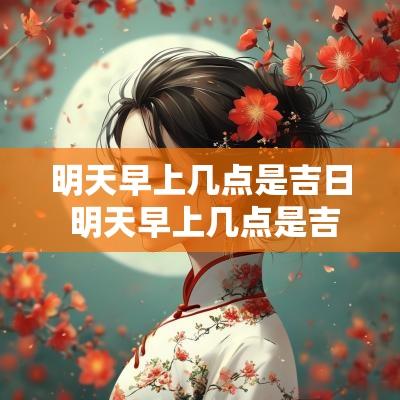 明天早上几点是吉日 明天早上几点是吉时