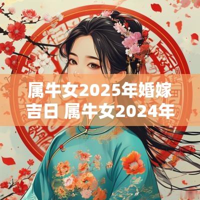 属牛女2025年婚嫁吉日 属牛女2025年结婚最佳日子