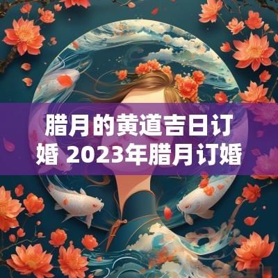 腊月的黄道吉日订婚 2025年腊月订婚吉日