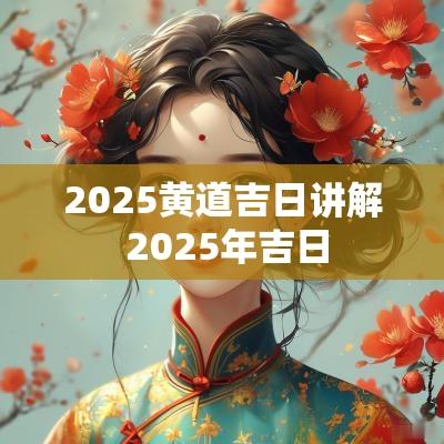 2025黄道吉日讲解 2025年吉日