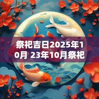 祭祀吉日2025年10月 23年10月祭祀吉日