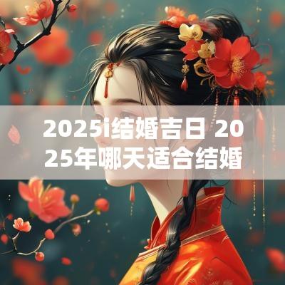 2025i结婚吉日 2025年哪天适合结婚